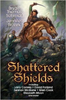 Shattered Shields edited by Jennifer Brozek and Bryan Thomas Schmidt - front cover from Baen Books