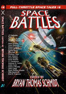 Space Battles edited by Bryan Thomas Schmidt - front cover